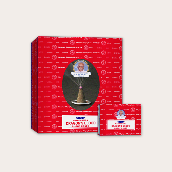 Satya Dragon's Blood Dhoop Cone - 12 Cones