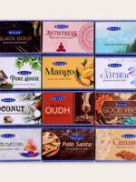 Satya Assorted Premium Backflow Dhoop Cone 24 Pcs