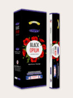 Satya Black Opium Incense Sticks (Pack of 6pcs) - 20 Sticks